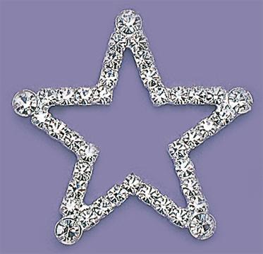 PA25:Crystal Star Pin