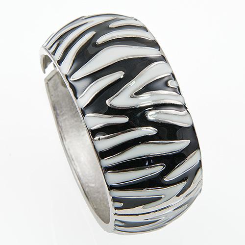 BR267: Black and White Zebra Bracelet