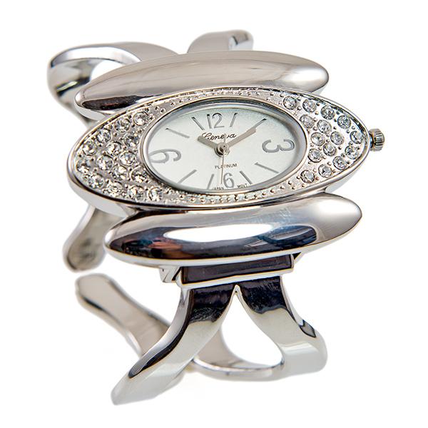 WA154: Contemporary Silver Bangle Watch