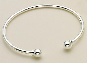 BR100S: Silver or Gold Bracelet Charm Holder