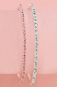 BR166: Crystal Bangle Bracelet Choice of Colors