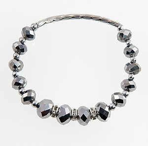 BR283: Delicate Crystal Stretch Bracelets