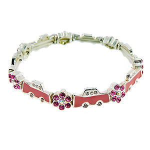 BR319: Pink Caddy Bracelet