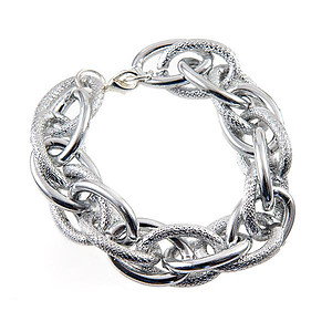 BR353: Silver Chain Bracelet