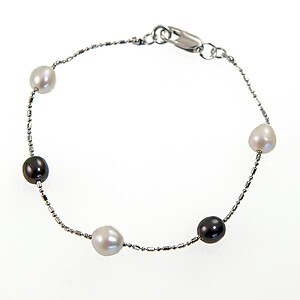 BR376P; Natural Pearl Bracelet