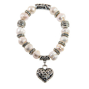 BR383: Natural Pearl Bracelet