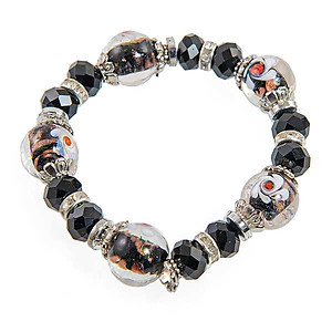 BR394: Moreno Glass Style Bracelet