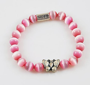 BR99: Pink Moonstone Hope Bracelet