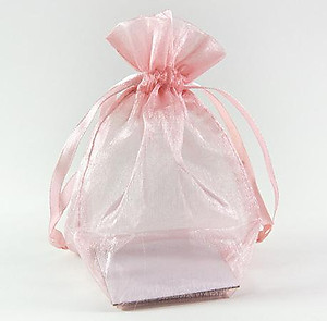BXP041: Pink Organza Gift Bag