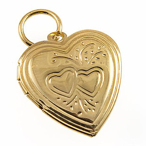 CH387: Golden Heart Charm
