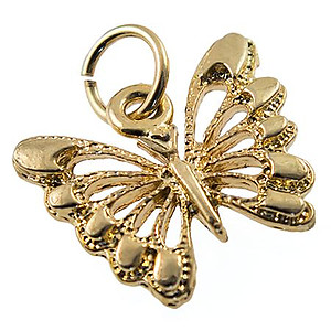 CH392: Filigree Butterfly Charm