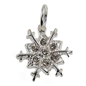 CH399: Snowflake Charm or Necklace