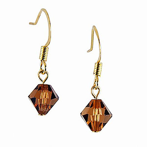 EA425A: Topaz Crystal Earrings