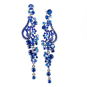 EA664: Elegant Sapphire Earrings 