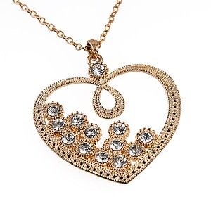 NA278: Crystal Heart Necklace