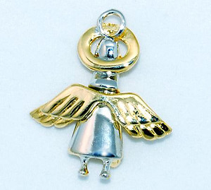 PA281: 2-Tone Angel Pin