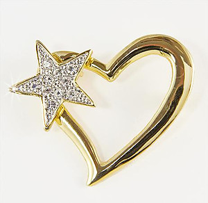 PA565: Heart & Star Pin