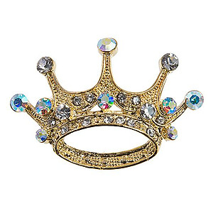 PA633: Golden Crown Pin