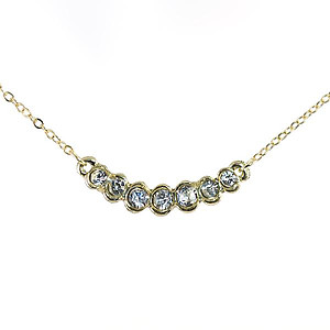 SN294: Delicate Crystal Necklace