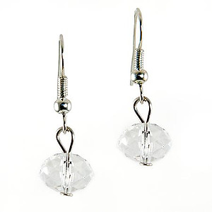 SN12C: Clear Crystal Bracelet and Earrings