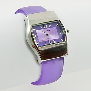 WA114: Purple Cuff Watch