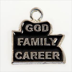 CH166: God Family Career Charm