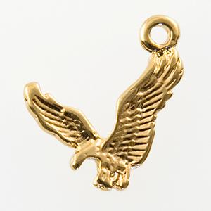 CH260G: Gold Eagle charm