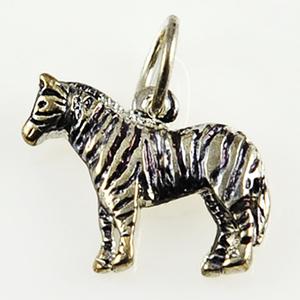 CH92: Zebra Charm in Silver or Gold