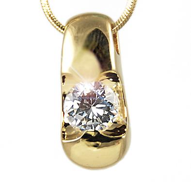 NC98: CZ Necklace in Silver or Gold