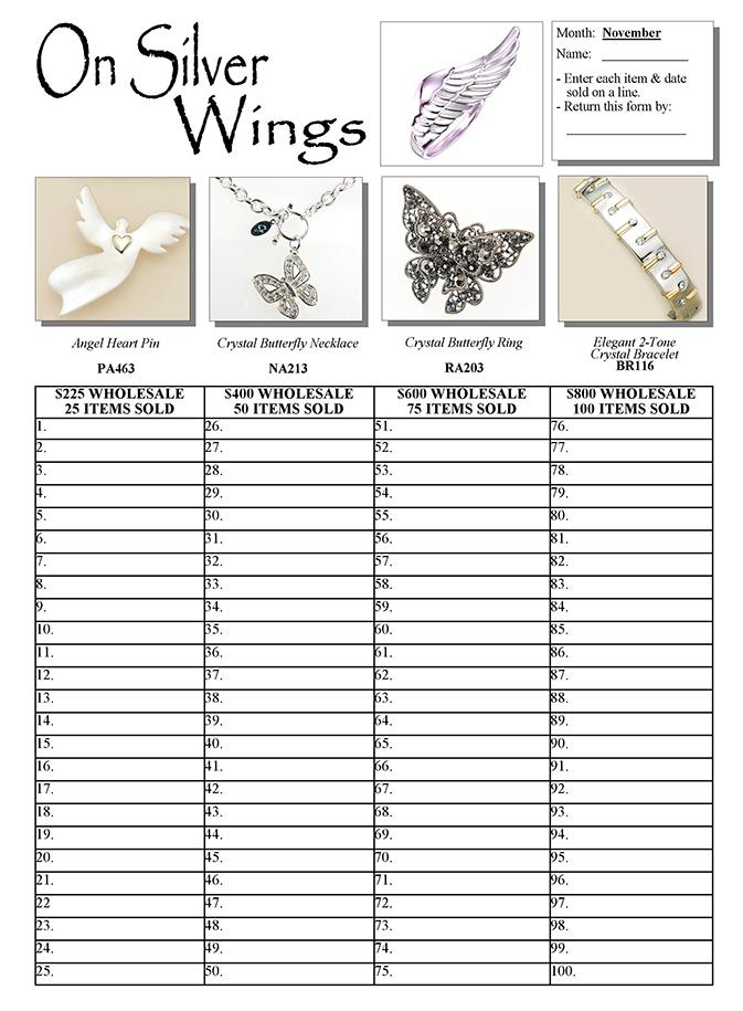 November Contest Names Rancho Trading Company. Nov: On Silver Wings Contest Flyer