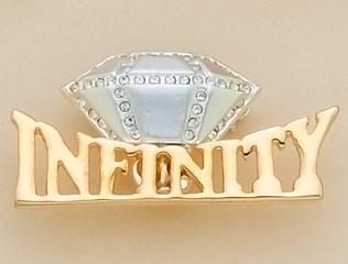 PA416: 2-Tone Infinity Pin