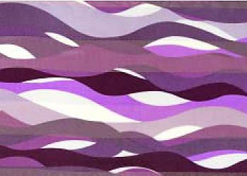 SS43: Amethyst, Lavender & Purple Ribbon Scarf
