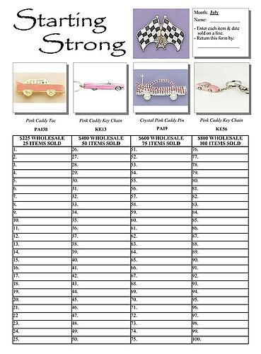 Starting Strong Contest Flyer