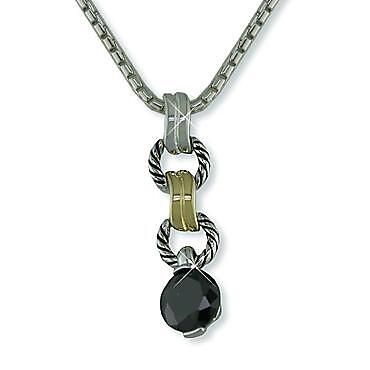 NA177: 2-Tone CZ Yurmanesque Necklace (Available in 3 Colors)