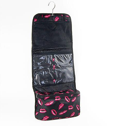 LL07: Lip Cosmetic Makeup/ Lingerie Travel Bag (Also in Pink & White Polka Dots)