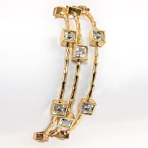 BR358: Set of 3 Crystal Bracelets