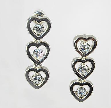 EA497: Tiffany Style Heart Earrings