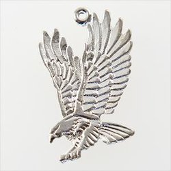 CH260: Eagle Charm in Gold or Silver