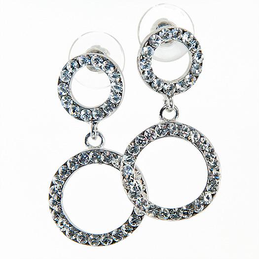 EA557: Crystal Circle of EXcellence Earrings