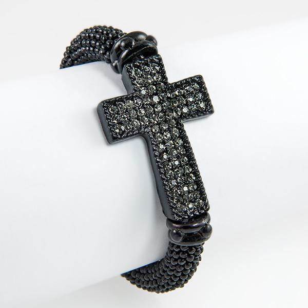 BR315: Crystal Cross Bracelet