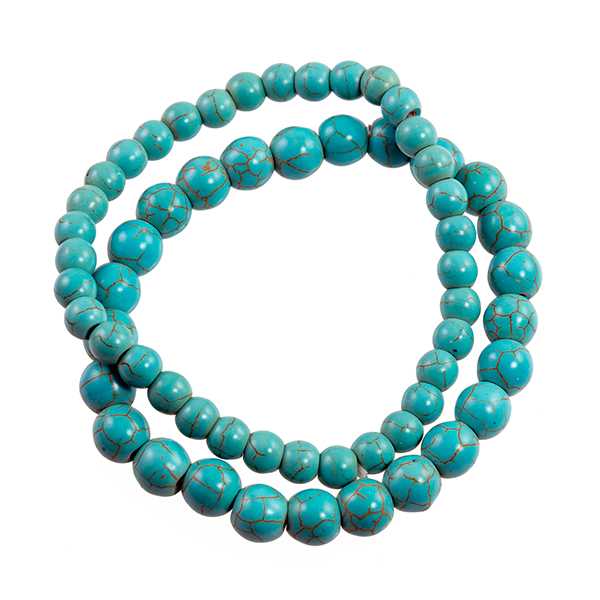 BR404: Turquoise Stretch Bracelet