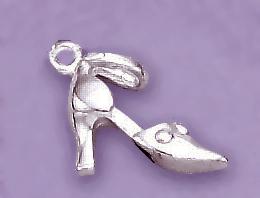 CH143: High Heel Shoe Charm in Silver or Gold