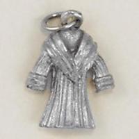 CH216: Fur Coat Charm in Gold or Silver