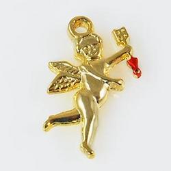 CH226: Golden Cupid Valentine Charm