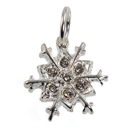 CH399: Snowflake Charm or Necklace
