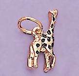 CH78: Giraffe Charm in Gold or Silver