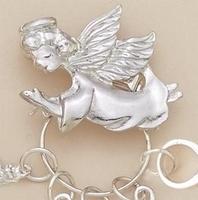 CHP011: Angel Charm Holder in Silver or Gold