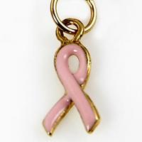 CH221: Cancer Awareness Charm/ Tac in Gold or Silver