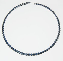 CL108: Austrian Crystal Collar (Clear or Blue)