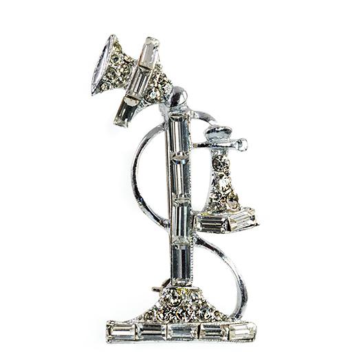 CL193: Crystal Telephone Pin
